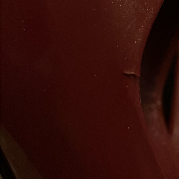 Vintage authentic Louis Vuitton red heels 85 millimeter. - Picture 7 of 8